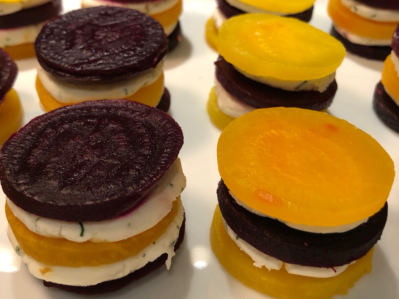 Beet and Herbed Goat Cheese Napoleons The Busy Gentleman
